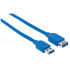 Manhattan Cable USB-A Macho - USB-A Hembra, 1 Metro   2