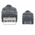 Manhattan Cable USB A Macho - Micro USB B Macho, 50cm, Negro  5