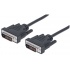Manhattan Cable DVI24 Macho - DVI24 Macho, 1.8 Metros, Gris  1