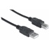 Manhattan Cable para Dispositivos USB de Alta Velocidad, USB 2.0 A Macho - USB 2.0 B Macho, 1.8 Metros, Negro  2