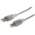 Manhattan Cable USB-A Macho - USB-B Macho, 1.8 Metros   1