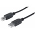 Manhattan Cable USB de Alta Velocidad, USB 2.0 A Macho - USB 2.0 B Macho, 5 Metros, Negro  1