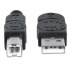 Manhattan Cable USB de Alta Velocidad, USB 2.0 A Macho - USB 2.0 B Macho, 5 Metros, Negro  5