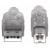 Manhattan Cable de Alta Velocidad USB 2.0, USB A Macho - USB B Macho, 3 Metros, Plata  3