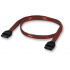 Manhattan Cable SATA M-SATA M, 1 metro, Rojo