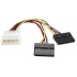 Manhattan Cable 2x SATA 15-pin Macho - Molex (4-pin) Macho, 15cm  1