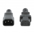 Manhattan Cable de Poder C13 Hembra - C14 Macho, 1 Metro - Imagen adicional 2