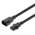 Manhattan Cable de Poder C13 Hembra - C14 Macho, 1 Metro