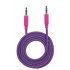 Manhattan 3.5mm Macho - 3.5mm Macho con Recubrimiento Textil, 1 Metro, Morado/Rosa  5
