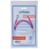 Manhattan 3.5mm Macho - 3.5mm Macho con Recubrimiento Textil, 1 Metro, Morado/Rosa  6
