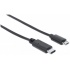 Manhattan Cable USB 2.0 de Alta Velocidad, USB C Macho - Micro USB B Macho, 1 Metros, Negro  3