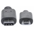 Manhattan Cable USB 2.0 de Alta Velocidad, USB C Macho - Micro USB B Macho, 1 Metros, Negro  4