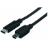 Manhattan Cable USB 2.0 de Alta Velocidad, USB C Macho - Mini-USB B Macho, 1 Metro, Negro  1