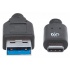 Manhattan Cable USB-C Macho - USB-A Macho, 1 Metro   3