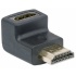 Manhattan Adaptador HDMI Macho - HDMI Hembra, Negro  2