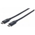 Manhattan Cable USB C Macho - USB C Macho, 1 Metros, Negro  1