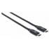 Manhattan Cable USB C Macho - USB C Macho, 1 Metros, Negro  2