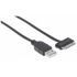 Manhattan Cable USB A Macho - Samsung 30pin Macho, 1 Metro, Negro  2