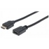 Manhattan Cable HDMI A Macho - HDMI A Hembra, 1.8 Metros, Negro