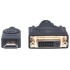 Manhattan Cable HDMI Macho - DVI-D Hembra, 20cm, Negro  3
