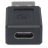 Manhattan Adaptador USB C 2.0 Hembra - USB A Macho, Negro  6