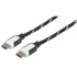 Manhattan Cable HDMI Macho - HDMI Macho, 2 Metros, Negro/Blanco  1