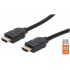 Manhattan Cable con Certificación Premium HDMI 2.0 Macho - HDMI 2.0 Macho, 4K, 60Hz, 1 Metro, Negro  1