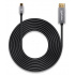 Manhattan Cable DisplayPort 1.4 Macho - USB C Macho, 8K, 60Hz, 3 Metros, Negro  4
