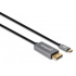 Manhattan Cable DisplayPort 1.4 Macho - USB C Macho, 8K, 60Hz, 3 Metros, Negro  2