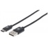 Manhattan Cable USB-A Macho - USB-C Macho, 2 Metros   1