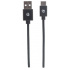 Manhattan Cable USB-A Macho - USB-C Macho, 3 Metros   4