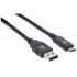 Manhattan Cable USB A Macho - USB C Macho, 5 Metros, Negro  2