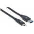 Manhattan Cable USB A 3.1 Macho - USB C 3.1 Macho, 3 Metros, Negro  4