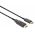 Manhattan Cable Desmontable HDMI Óptico, HDMI-A Macho - HDMI-D Macho, 4K, 60Hz, 30 Metros, Negro  2
