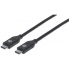 Manhattan Cable USB C Macho - USB C Macho, 2 Metros, Negro  1