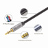 Manhattan Cable AUX 3.5mm Macho - 3.5mm Macho, 1 Metro, Negro/Plata  5
