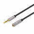 Manhattan Cable Extensión AUX 3.5mm Macho - 3.5mm Hembra, 2 Metros, Negro/Plata  1