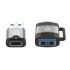 Manhattan Adaptador USB-A/C Macho - USB-A/C Hembra   3