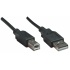 Manhattan Cable USB A - USB B, 50cm, Negro  2
