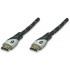 Manhattan Cable HDMI - HDMI, 1.8 Metros, Negro/Plata  1