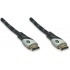 Manhattan Cable HDMI de Alta Velocidad, HDMI Macho - HDMI Macho, 3 Metros, Gris  2