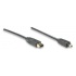 Manhattan Cable FireWire, 4 pin - 6 pin, 1.8 Metros, Negro