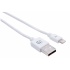 Manhattan Cable de Carga Certificado MFi Lightning Macho - USB 2.0 Macho, 3 Metros, Blanco, para iPod/iPhone/iPad  2