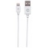 Manhattan Cable de Carga Certificado MFi Lightning Macho - USB 2.0 Macho, 3 Metros, Blanco, para iPod/iPhone/iPad  4