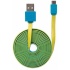 Manhattan Cable Plano USB 2.0 A Macho - Micro USB 2.0 B Macho, 1 Metro, Azul/Amarillo  6