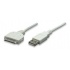 Manhattan Cable iLynk USB A Macho - 30-pin Macho, 1.2 Metros, Blanco, para iPod/iPhone  1