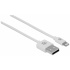 Manhattan Cable de Carga Certificado MFi USB A 2.0 Macho - Lightning Macho, 1 Metro, Blanco, para iPhone/iPad/iPod  3
