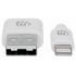 Manhattan Cable de Carga Certificado MFi USB A 2.0 Macho - Lightning Macho, 1 Metro, Blanco, para iPhone/iPad/iPod  4