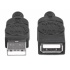 Manhattan Cable Extensión USB de Alta Velocidad 2.0, USB A Macho - USB A Hembra, 1.8 Metros, Negro  3