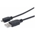 Manhattan Cable USB 2.0, USB A Macho - Micro USB B Macho, 1 Metros, Negro  1